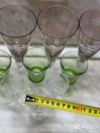 Цветное стекло, хрусталь СССР