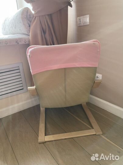 Кресло шезлонг детское IKEA поэнг