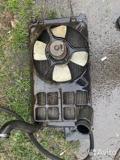 Радиатор основной Гольф 2 1.6 карбюратор