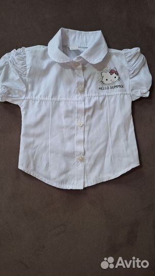 Рубашка для девочки 86