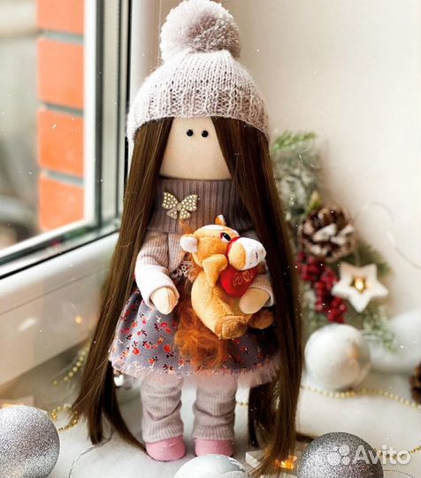 Интерьерная кукла ручной работы