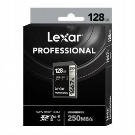 Карта памяти Lexar v60 128gb sdxc UHS-II(Sony)