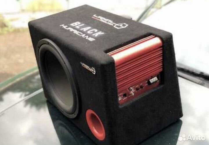 Автосабвуфер активный урал AS-D12A blaск hurricane