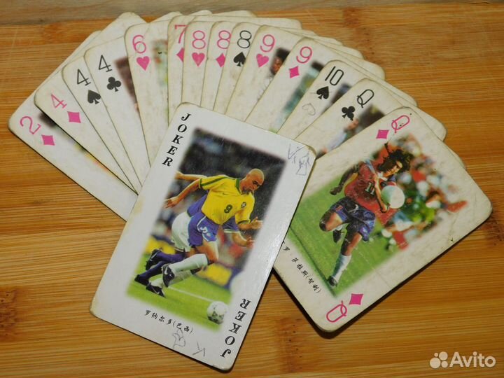 Игральные карты - футбол FIFA world CUP 1998