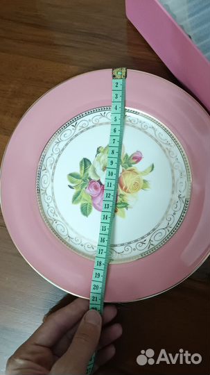 Плоские тарелки радуга