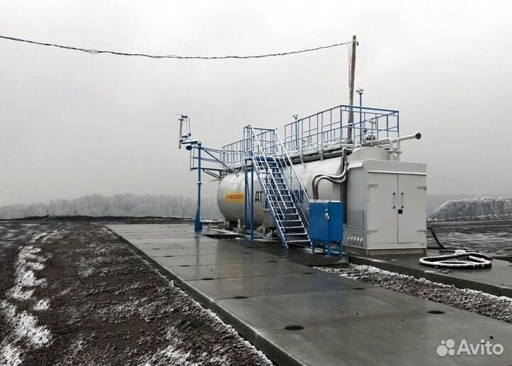 Контейнерная АЗС для нужд предприятия