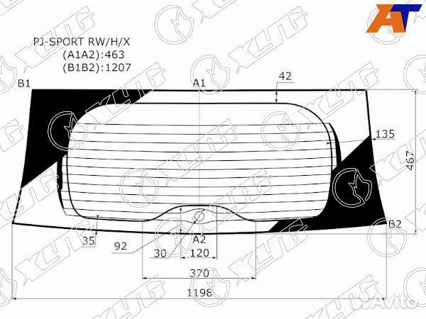 Стекло заднее mitsubishi pajero sport