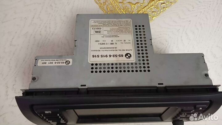 Головное устройство на BMW X5 E53