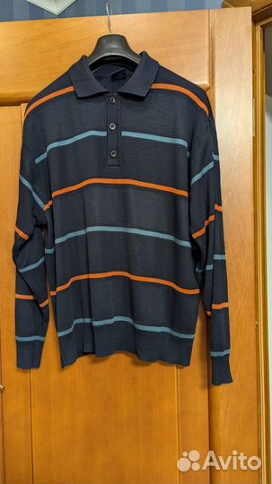 Поло мужское с длинным рукавом Турция