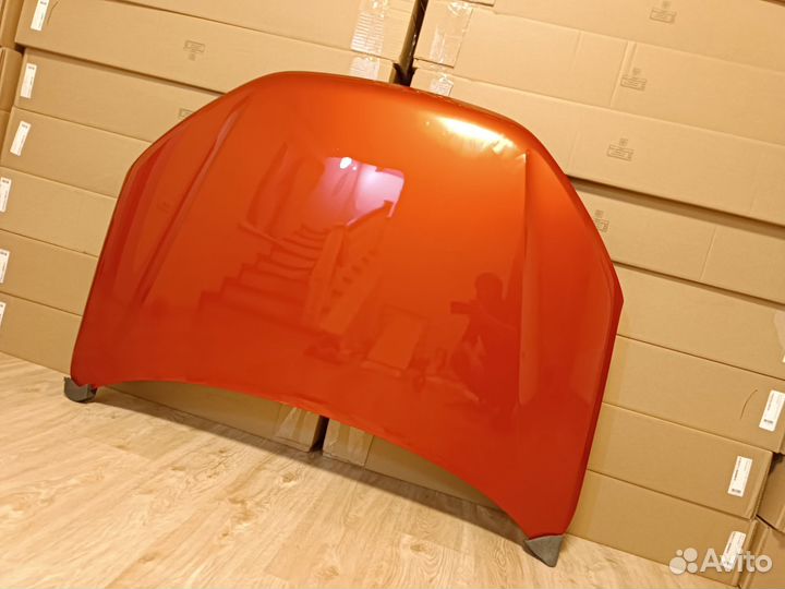 Капот Лада Гранта фл цвет красный (195)