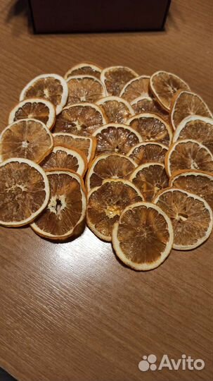Апельсиновые и грейпфрутовые сушёные дольки