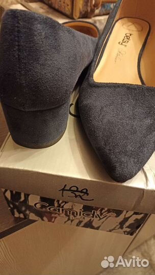 Синие лодочки 41 размер