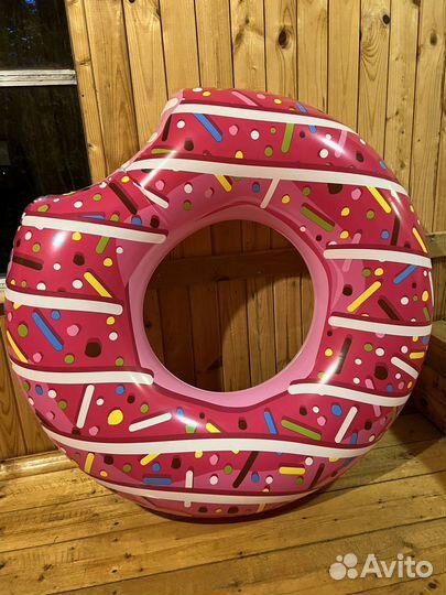Новый Надувной круг пончик Bestway