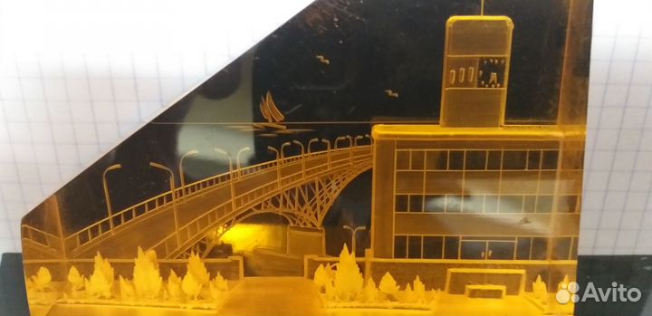 Сувенир настольный саратов мост оргстекло карболит