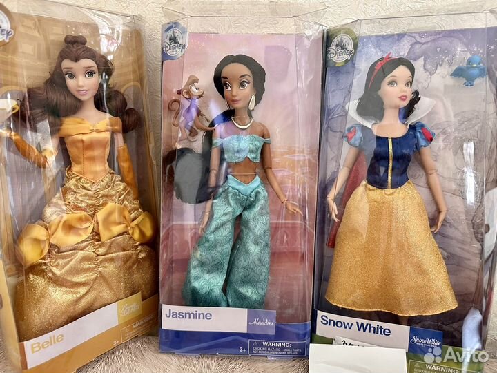 Кукла disney классика Жасмин, Белоснежка, Бель