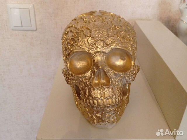 Череп статуэтка, декор