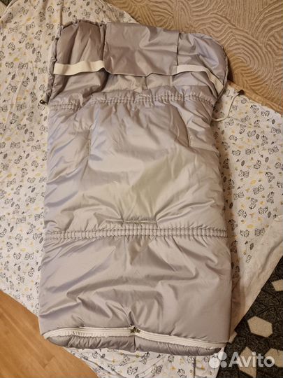 Меховой конверт новый