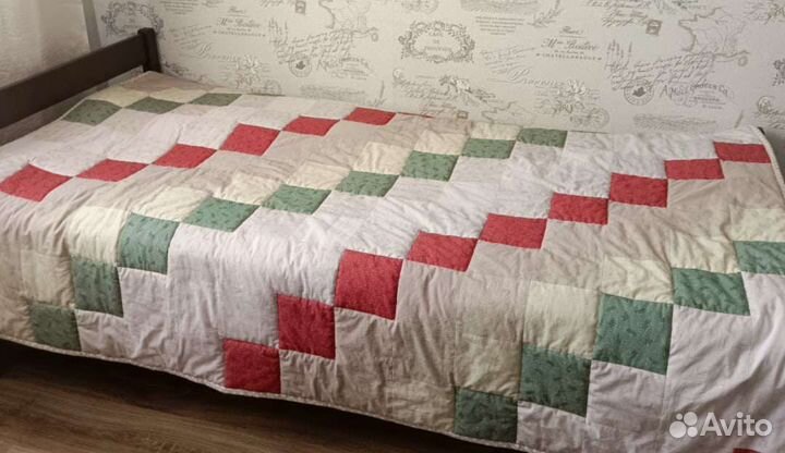 Лоскутное одеяло/плед стеганое хлопок