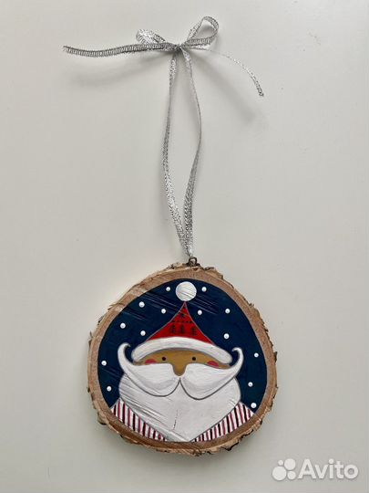 Декортивное панно на спиле дерева