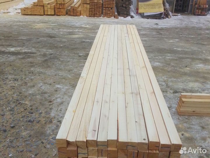 Брусок 50х50х3000 калиброванный
