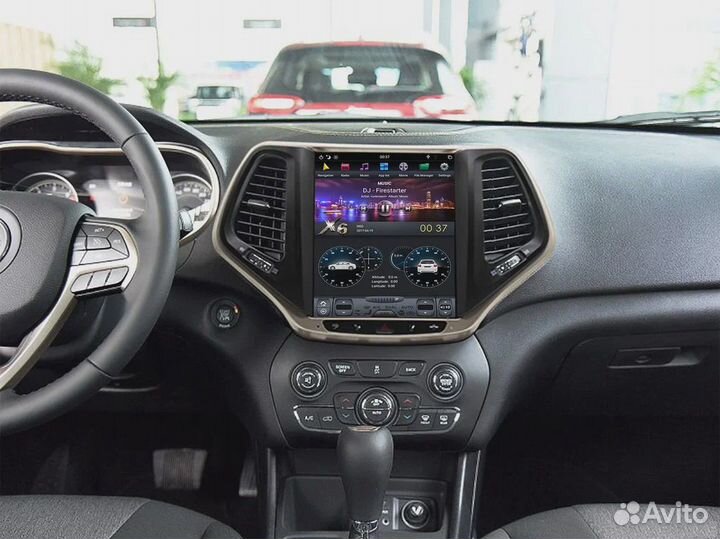 Магнитола Tesla Jeep Cherokee 2014+