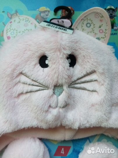 Шапочка с варежками