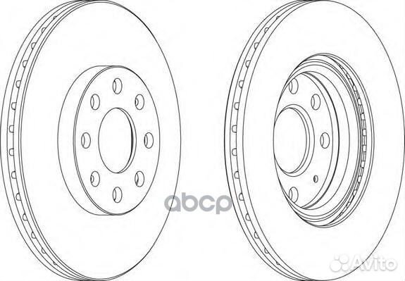Диск тормозной opel corsa D 06/fiat punto 09