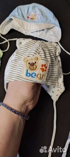 Пакет Летних шапочек на новорождённого