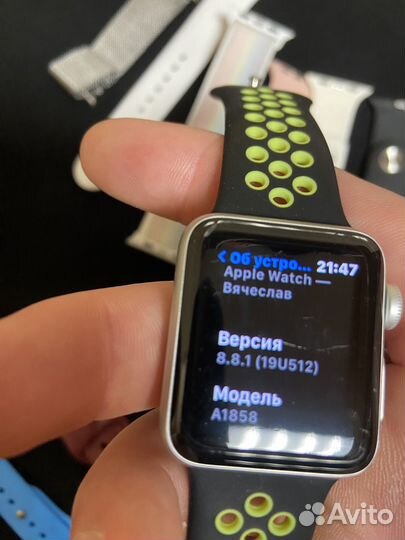 Часы apple watch 3 38 mm