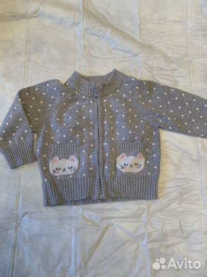 Вещи пакетом на девочку (платье Zara), р. 68-74