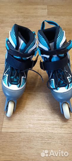 Роликовые коньки раздвижные, р-р 30-33