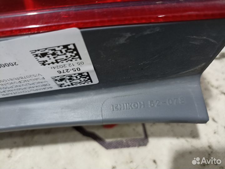 Фонарь toyota probox NCP50V NCP51V NCP52V NCP55V NCP58G NCP59G NLP51V 52078 правый 8155052240 TA983