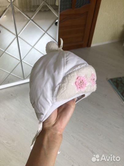 Шапка зимняя 0-8 мес