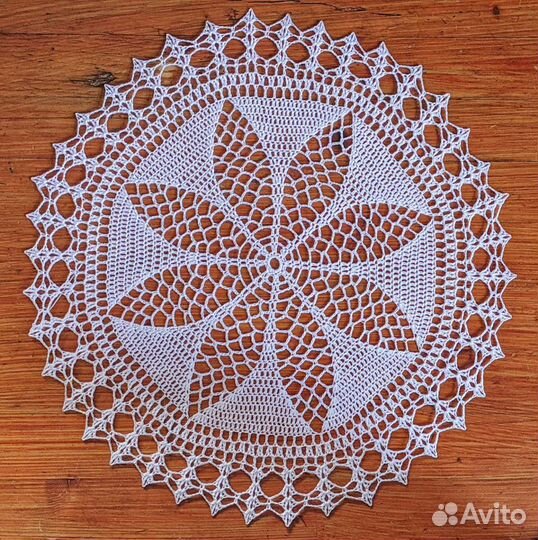 Вязаные салфетки