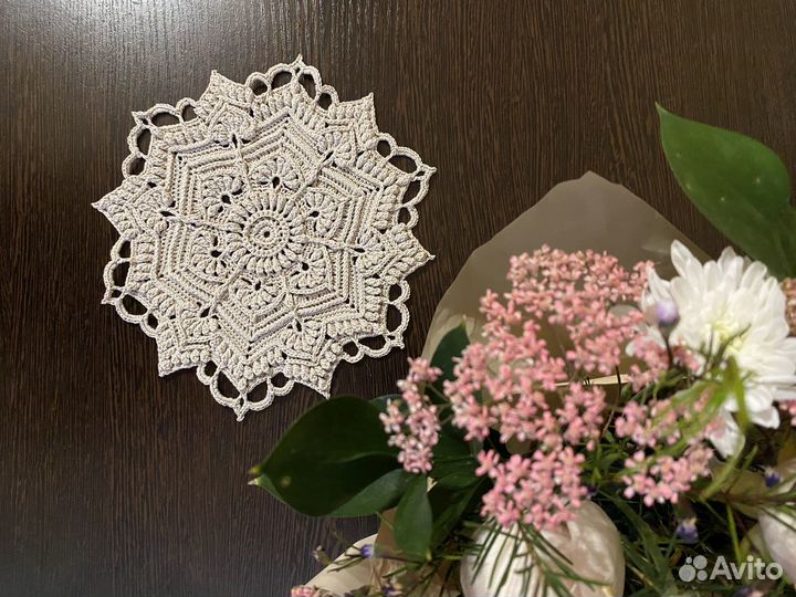 Вязанные салфетки