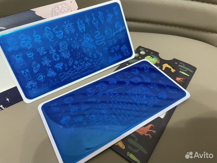 Пластины для стемпинга разные