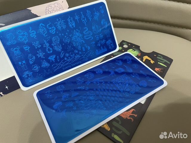 Пластины для стемпинга разные