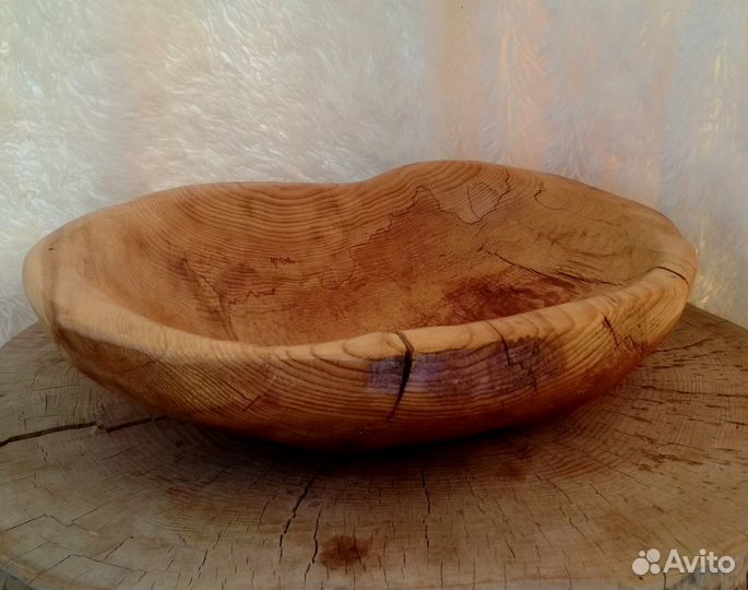 Поднос из дерева 45 см высота 11см