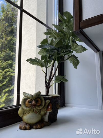 Искусственный цветок икеа с горшком