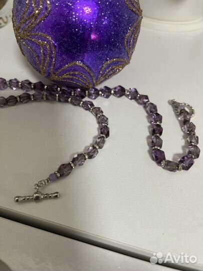 Бусы из аметиста