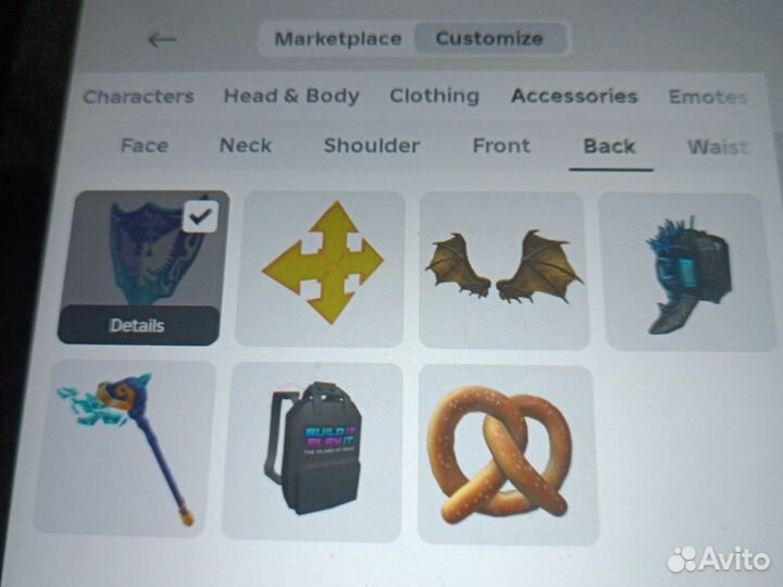 Промики в роблоксе на вещи