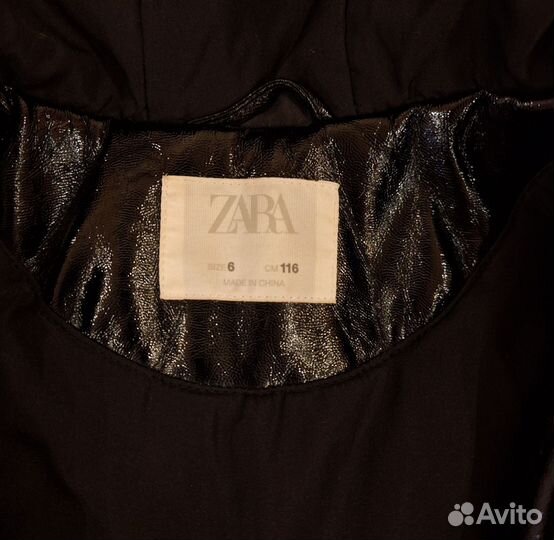 Плащ из экокожи Zara