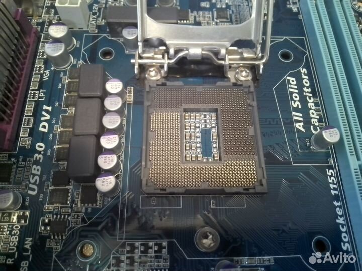 Мат. плата gigabyte ga-b75m-d3v LGA1155 (комплект)