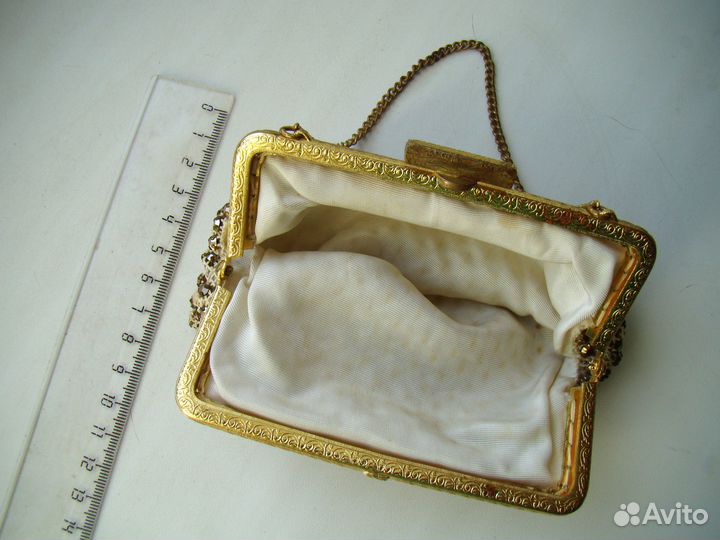 Сумочка театральная со стразами