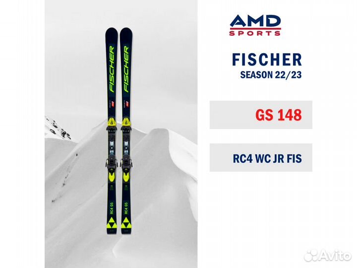 Горные лыжи Fischer RC4 WC GS JR FIS 148 (22/23)