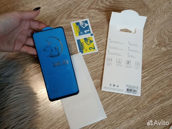 2 новых защитных стекла xiomi 10s