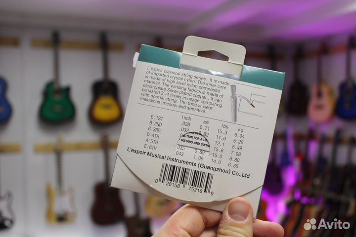 Струны Lespoir Нейлон