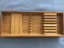 Бамбуковый лоток для ножей IKEA