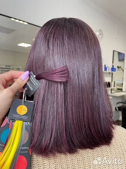 Окрашивание волос, стрижки, укладки