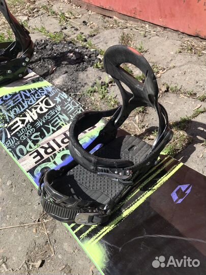 Сноуборд, крепление, ботинки